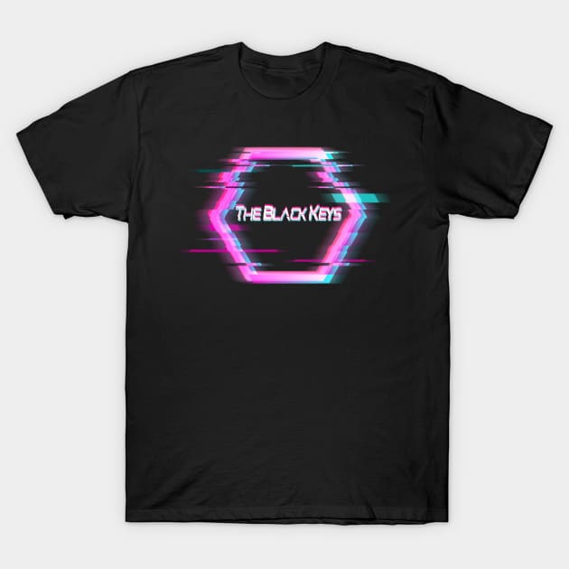 Glitch aesthetic - The Black Keys T-Shirt by PREMAN PENSIUN PROJECT